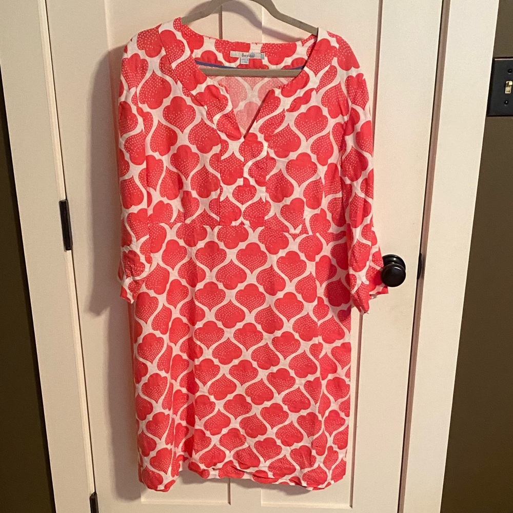 Boden Linen Dress Size 16L